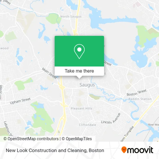 New Look Construction and Cleaning map