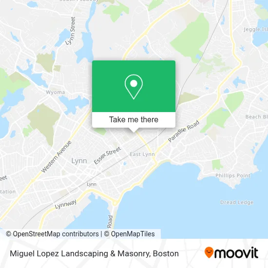 Miguel Lopez Landscaping & Masonry map