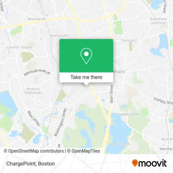 ChargePoint map
