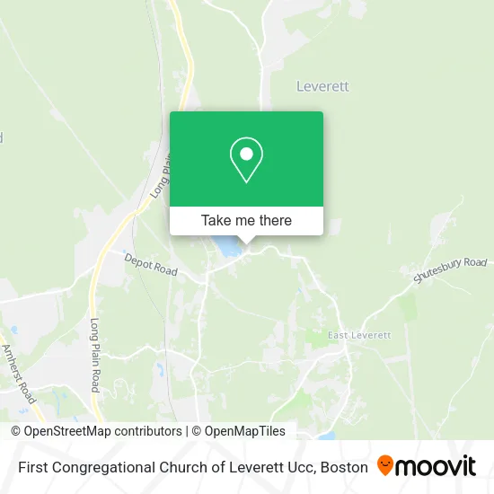 First Congregational Church of Leverett Ucc map