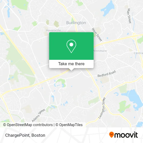 ChargePoint map