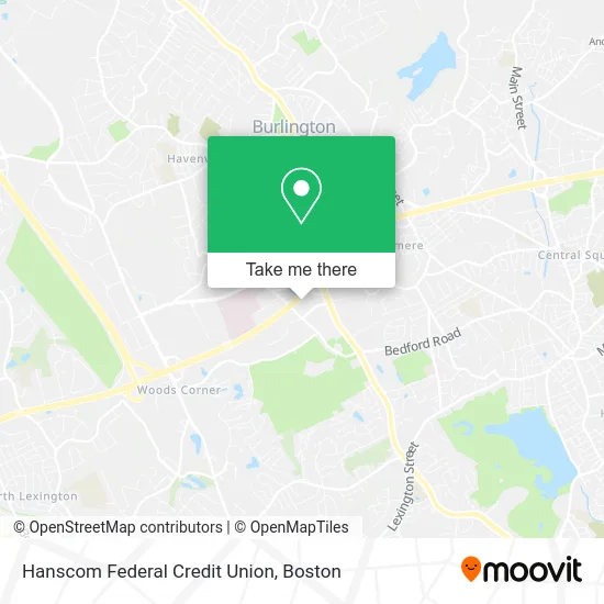 Hanscom Federal Credit Union map