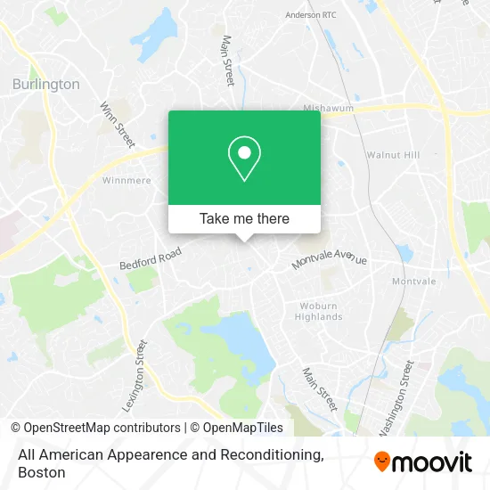 All American Appearence and Reconditioning map
