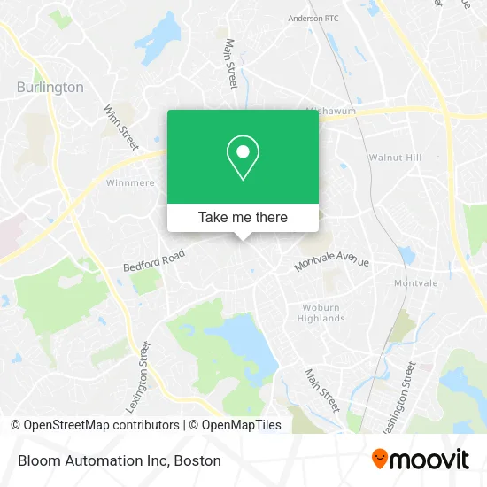 Bloom Automation Inc map