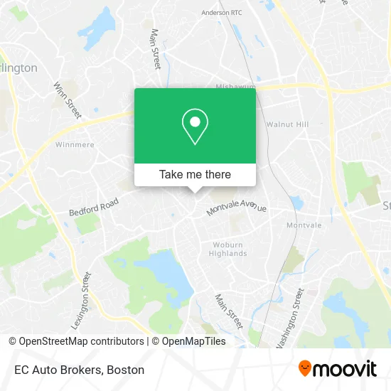 EC Auto Brokers map