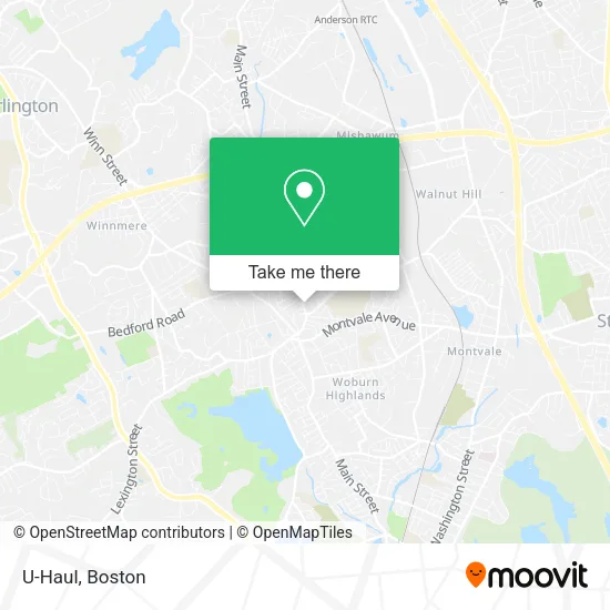 Mapa de U-Haul