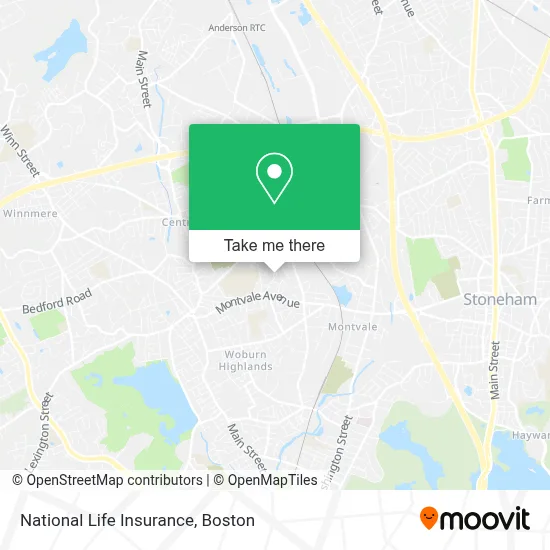 National Life Insurance map