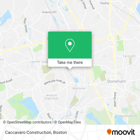 Caccavaro Construction map