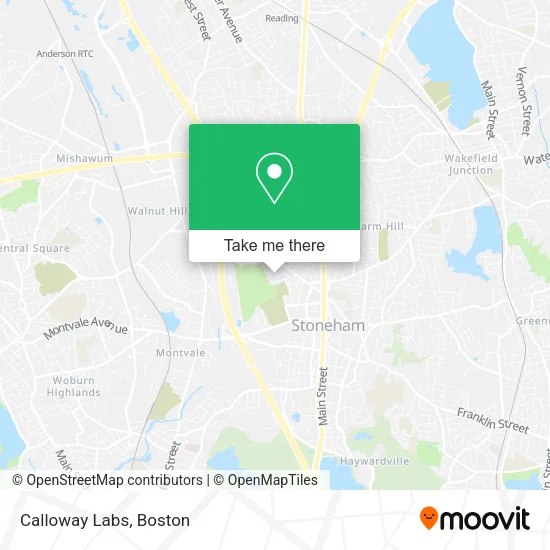 Calloway Labs map