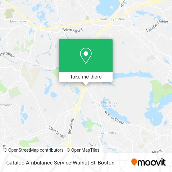 Mapa de Cataldo Ambulance Service-Walnut St