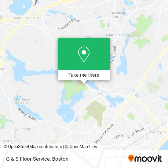 G & S Floor Service map