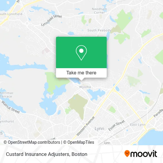 Custard Insurance Adjusters map