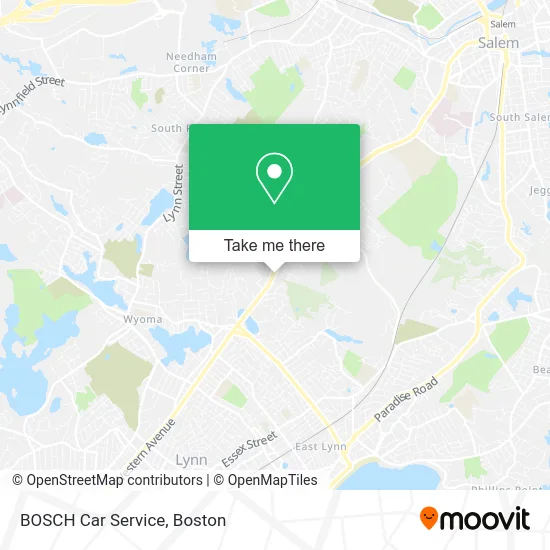 BOSCH Car Service map