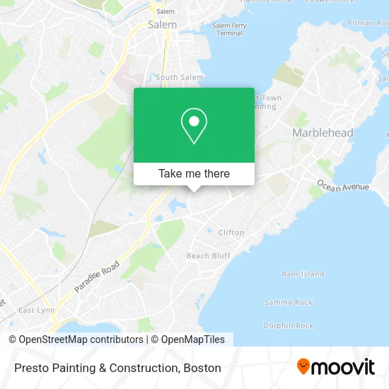 Presto Painting & Construction map