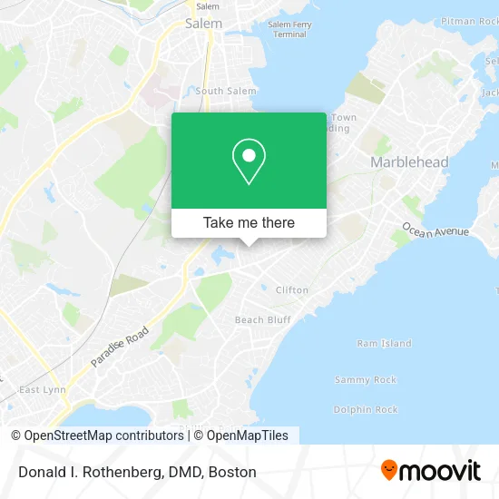 Mapa de Donald I. Rothenberg, DMD