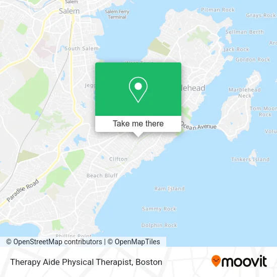 Mapa de Therapy Aide Physical Therapist