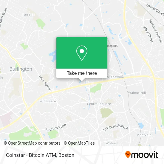 Coinstar - Bitcoin ATM map