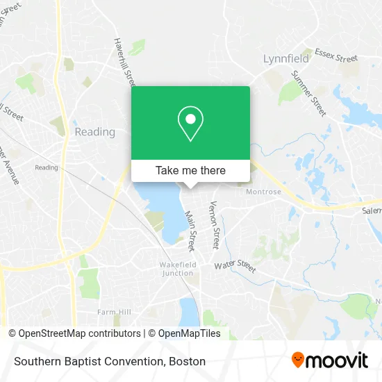 Southern Baptist Convention map