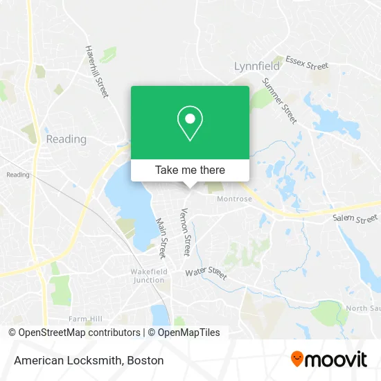 American Locksmith map