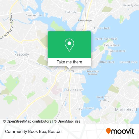 Community Book Box map