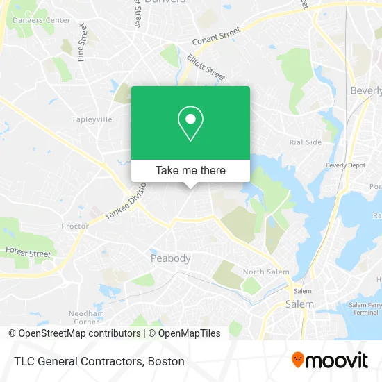 TLC General Contractors map