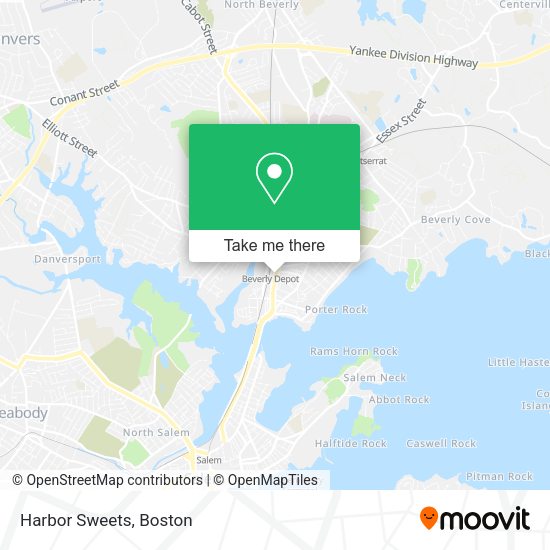 Harbor Sweets map