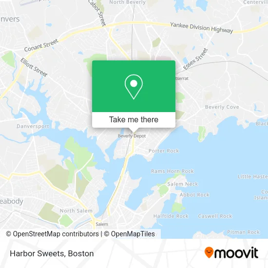 Mapa de Harbor Sweets