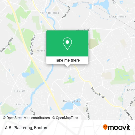 A.B. Plastering map