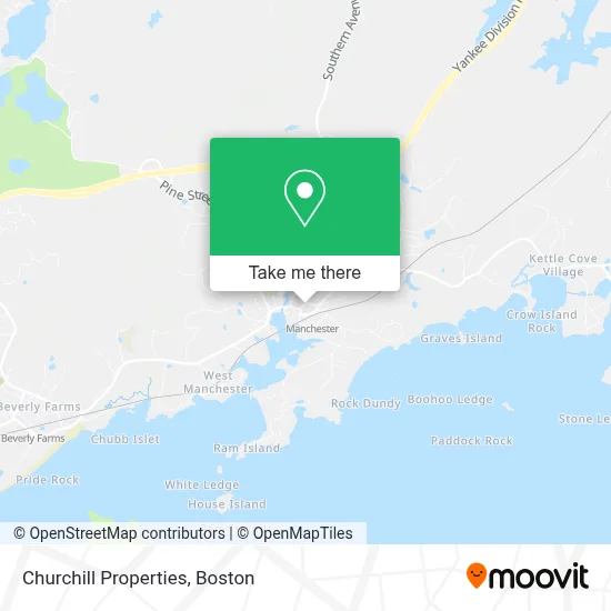 Churchill Properties map