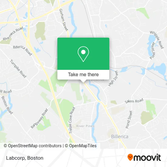 Mapa de Labcorp