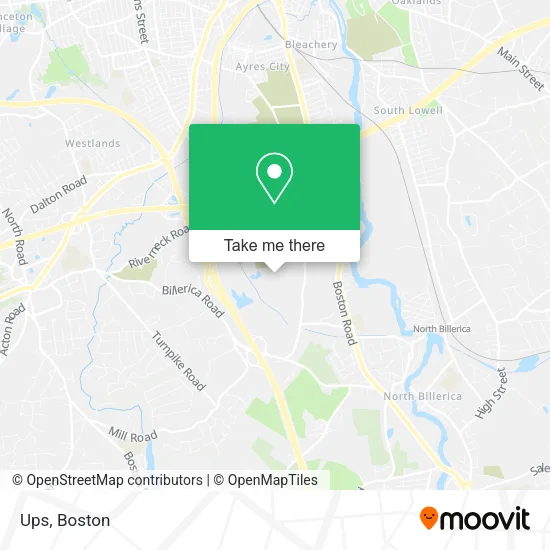 Ups map