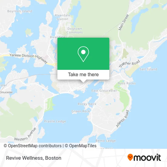 Revive Wellness map