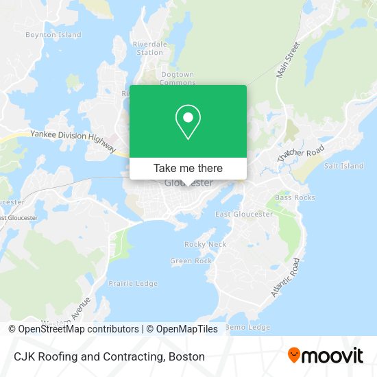 CJK Roofing and Contracting map
