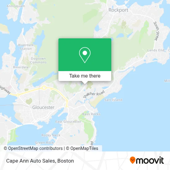Cape Ann Auto Sales map