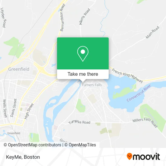 Mapa de KeyMe