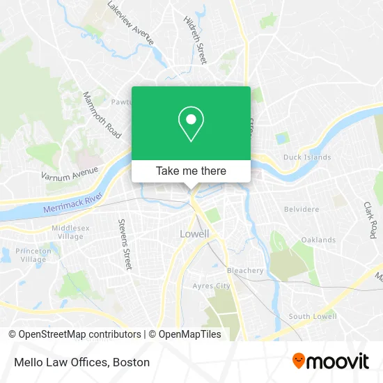 Mello Law Offices map