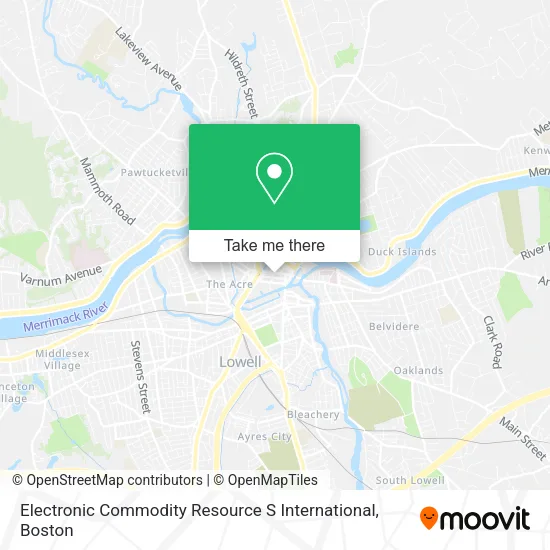 Electronic Commodity Resource S International map