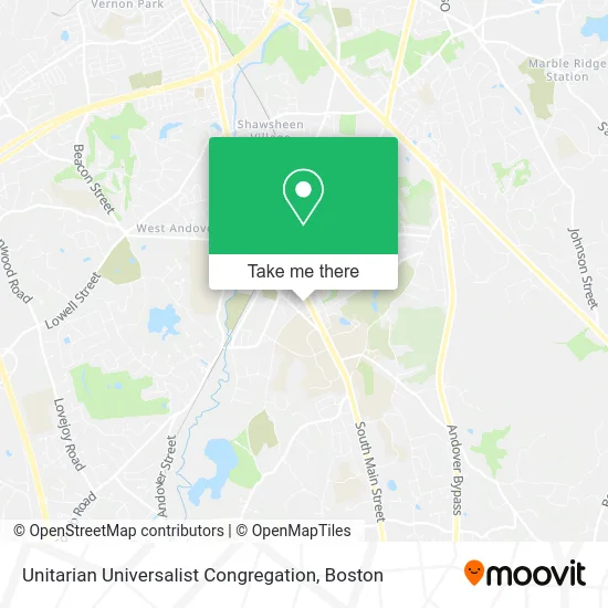 Unitarian Universalist Congregation map