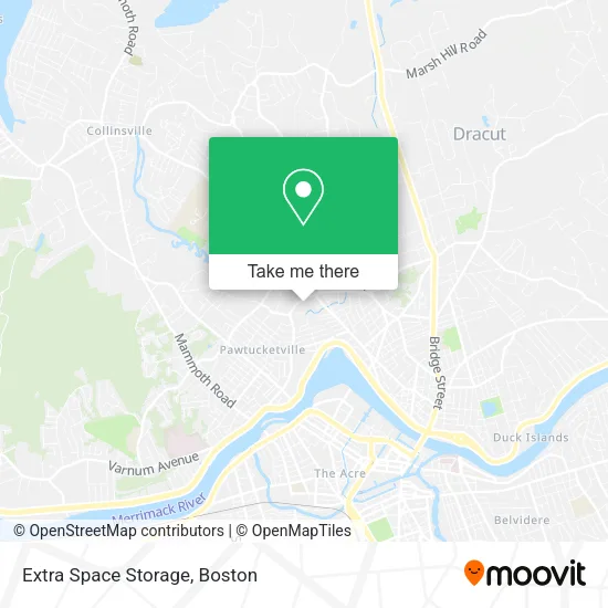 Extra Space Storage map