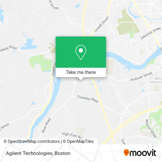 Agilent Technologies map