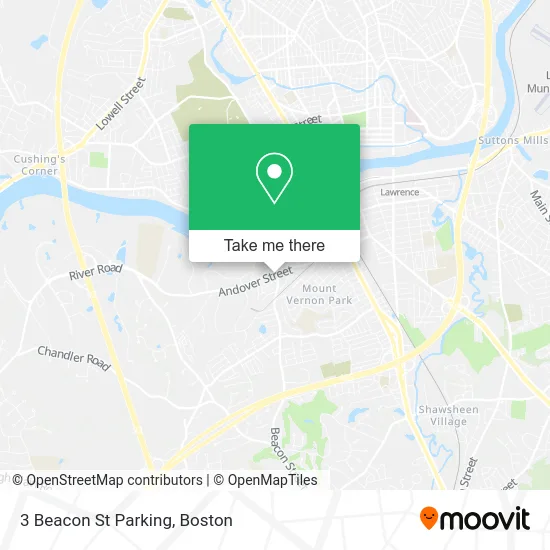 3 Beacon St Parking map