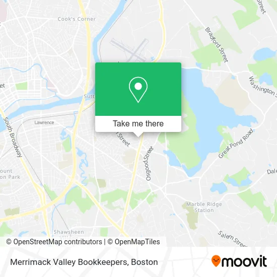 Merrimack Valley Bookkeepers map