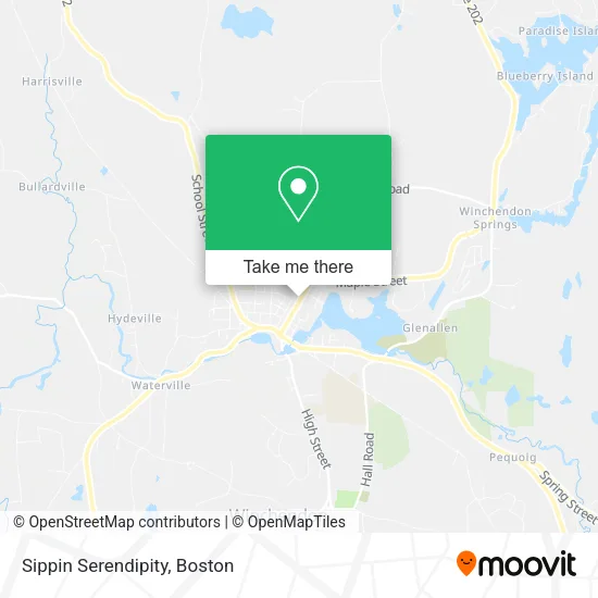 Sippin Serendipity map