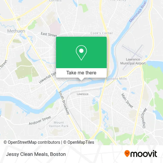 Jessy Clean Meals map