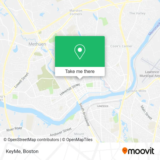 Mapa de KeyMe