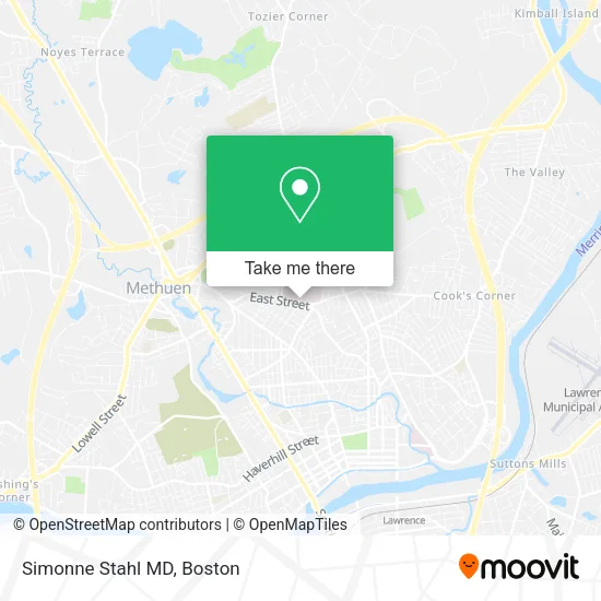 Simonne Stahl MD map