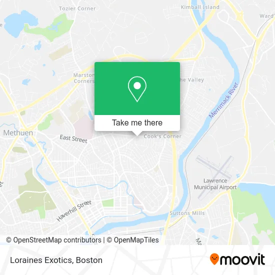 Loraines Exotics map