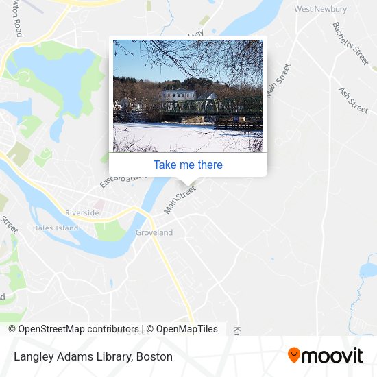 Langley Adams Library map