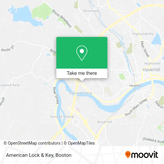 American Lock & Key map