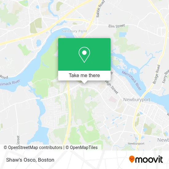 Shaw's Osco map
